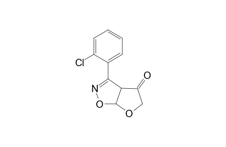 4-(2-Chlorophenyl)-3-oxotetrahydrofurano[4,5-d]isoxazoline