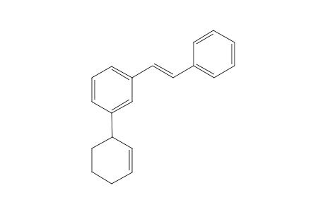 (E)-1-[3-(Cyclohex-1-en-1-yl)phenyl]-2-phenyl-1-ethene