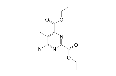 6-AMINO-2,4-BIS-(ETHOXYCARBONYL)-5-METHYLPYRIMIDINE