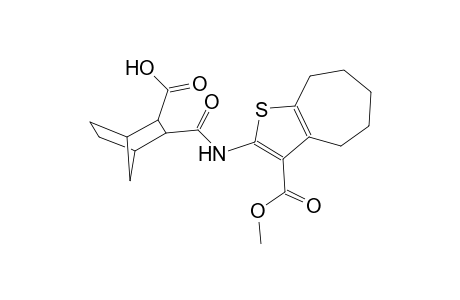 3-({[3-(methoxycarbonyl)-5,6,7,8-tetrahydro-4H-cyclohepta[b]thien-2-yl]amino}carbonyl)bicyclo[2.2.1]heptane-2-carboxylic acid