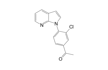 1-(3-Chloro-4-(1H-pyrrolo[2,3-b]pyridin-1-yl)phenyl)ethanone