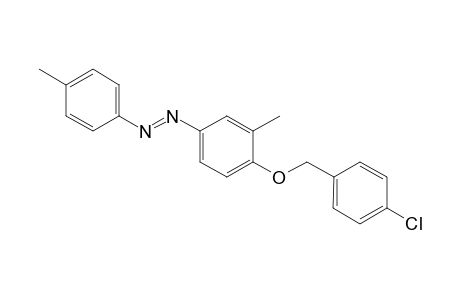 4-[(4"-Chlorophenyl)methoxy]-3,4'-dimethylazobenzene