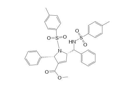 Methyl 2,5-Dihydro-2-phenyl-5-(1-phenyl-p-toluenesulfonamidomethyl)-1-tosylpyrrole-3-carboxylate