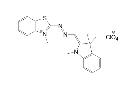 3-methyl-2-{[(1,3,3-trimethyl-2-indolinylidene)methyl]azo}benzothiazolium perchlorate