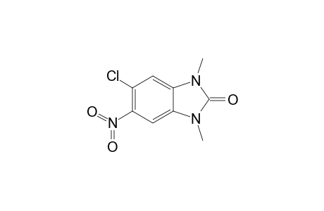 2H-1,3-Benzimidazol-2-one, 5-chloro-1,3-dihydro-1,3-dimethyl-6-nitro-