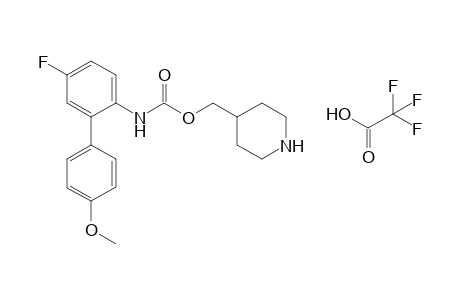 Piperidin-4-ylmethyl(5-fluoro-4'-methoxy-[1,1'-biphenyl]-2-yl)carbamate trifluoroacetate