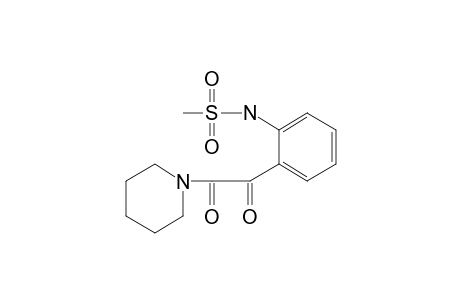 2'-(PIPERIDINOGLYOXYLOYL)METHANESULFONANILIDE