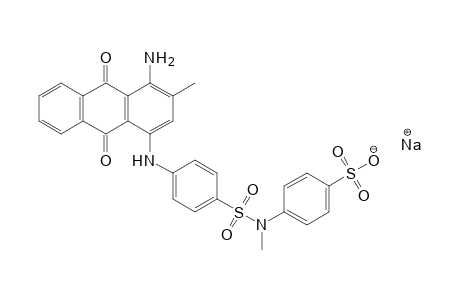 Sodium 4-[methyl[4-[[(4-amino-3-methyl-9,10-dioxo-9,10-dihydroanthracen-1-yl)amino]phenyl]sulfonyl]amino]benzenesulfonate