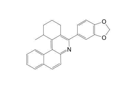 5-(1,3-Benzodioxol-5-yl)-1-methyl-1,2,3,4-tetrahydrobenzo[a]phenanthridine
