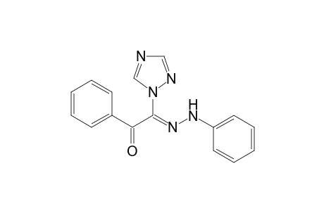 (2Z)-1-phenyl-2-(phenylhydrazinylidene)-2-(1,2,4-triazol-1-yl)ethanone
