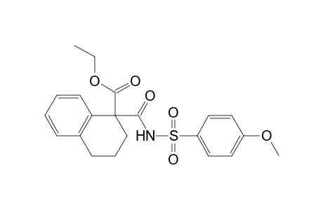 1-[(4-methoxyphenyl)sulfonylcarbamoyl]tetralin-1-carboxylic acid ethyl ester