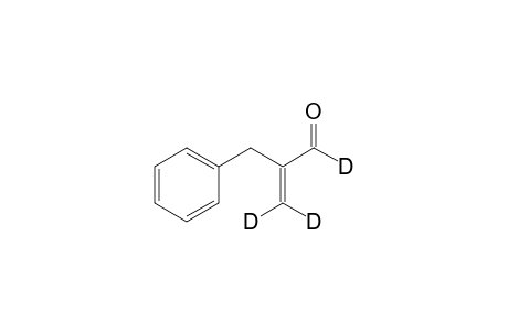 1,3,3-Trideuterio-2-(phenylmethyl)-2-propen-1-one