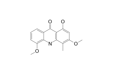 1-HYDROXY-3,5-DIMETHOXY-4-METHYL-9(10H)-ACRIDINONE