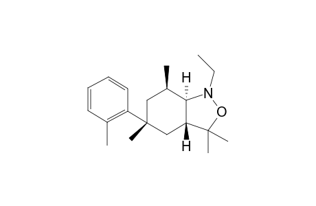 rac-(3aR,5R,7R,7aR)-1-ethyl-3,3,5,7-tetramethyl-5-(o-tolyl)octahydrobenzo[c]isoxazole
