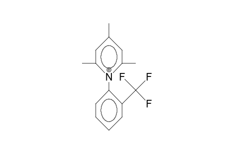 1-(2-Trifluoromethyl-phenyl)-2,4,6-trimethyl-pyridinium cation