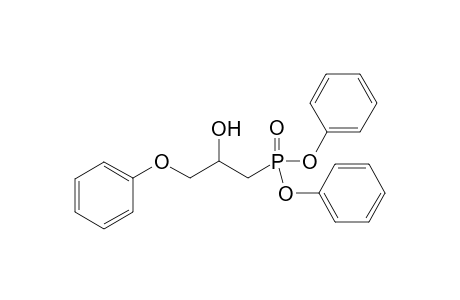 Diphenyl 2-hydroxy-3-phenoxypropylphosphonate