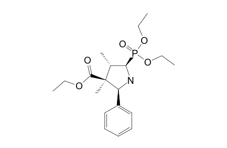 3A,4-DIMETHYL-CIS,CIS-2-DIETHYLPHOSPHONO-4-CARBETHOXY-5-PHENYL-PYRROLIDINE