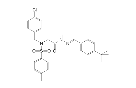 N-{2-[(2E)-2-(4-tert-butylbenzylidene)hydrazino]-2-oxoethyl}-N-(4-chlorobenzyl)-4-methylbenzenesulfonamide