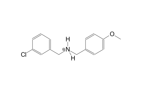 N-(3-chlorobenzyl)(4-methoxyphenyl)methanaminium