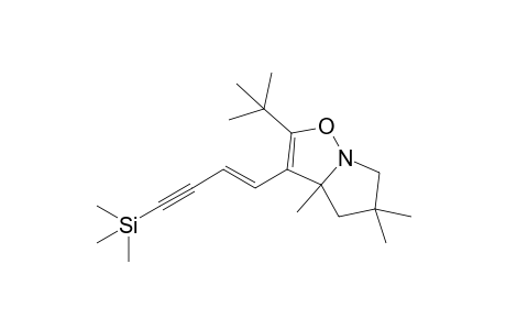 3a,4,5,6-Tetrahydro-3a,5,5-trimethyl-2-(t-butyl)-3-[4'-(trimethylsilyl)but-1'-en-3'-ynyl]-pyrrolo[1,2-b]isoxazole