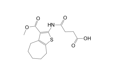4-{[3-(methoxycarbonyl)-5,6,7,8-tetrahydro-4H-cyclohepta[b]thien-2-yl]amino}-4-oxobutanoic acid