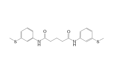 pentanediamide, N~1~,N~5~-bis[3-(methylthio)phenyl]-
