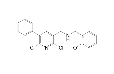 2,6-Dichloro-3-[N-(2-methoxyphenyl)methyl]methylamino-5-phenylpyridine