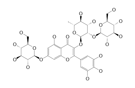 MYRICETIN-3-O-ALPHA-L-(2-O-BETA-D-GLUCOPYRANOSYL)-RHAMNOPYRANOSIDE-7-O-BETA-D-GLUCOPYRANOSIDE