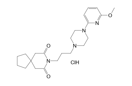 80{3-[4-(6-METHOXY-2-PYRIDYL)-1-PIPERAZINYL]PROPYL}-8-AZASPIRO[4.5]DECANE-7,9-DIONE, MONOHYDROCHLORIDE