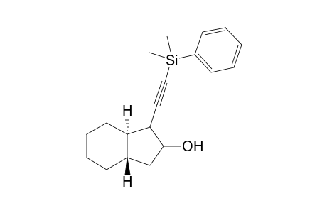 (3aS,7aR)-1-[(Dimethyl-phenyl-silanyl)-ethynyl]-octahydro-inden-2-ol