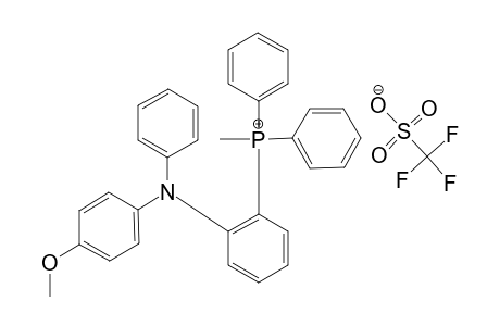 P-METHYL-P-[2-[(N-4-METHOXYPHENYL-N-PHENYL)-AMINO]-PHENYL]-P,P-DIPHENYL-PHOSPHONIUM-TRIFLATE