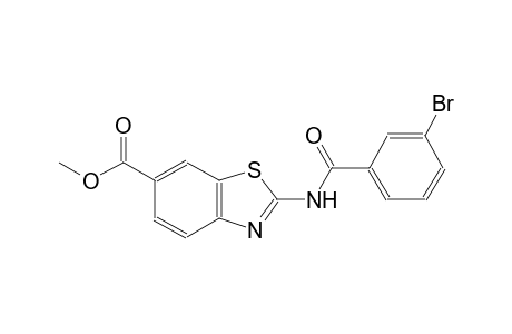 6-benzothiazolecarboxylic acid, 2-[(3-bromobenzoyl)amino]-, methyl ester