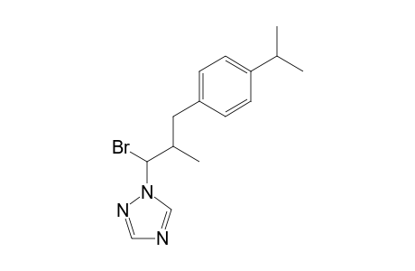 1H-1,2,4-Triazole, 1-[1-bromo-2-methyl-3-[4-(1-methylethyl)phenyl]propyl]-