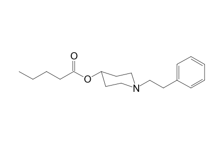 1-(2-Phenylethyl)piperidin-4-yl pentanoate
