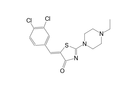 (5Z)-5-(3,4-dichlorobenzylidene)-2-(4-ethyl-1-piperazinyl)-1,3-thiazol-4(5H)-one