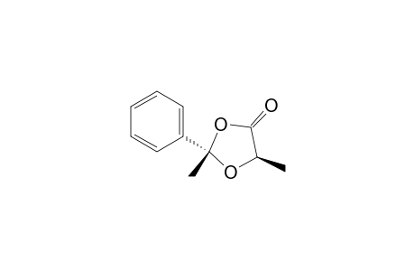 (2S,5S)-2,5-dimethyl-2-phenyl-1,3-dioxolan-4-one
