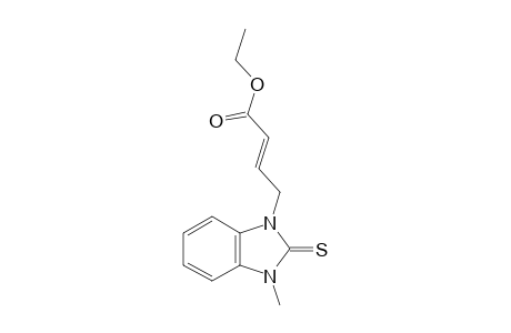 Ethyl (E)-4-(3-methyl-2-thioxo-2,3-dihydro-1H-benzo[d]imidazol-1-yl)but-2-enoate
