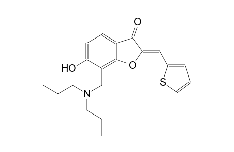 3(2H)-benzofuranone, 7-[(dipropylamino)methyl]-6-hydroxy-2-(2-thienylmethylene)-, (2Z)-