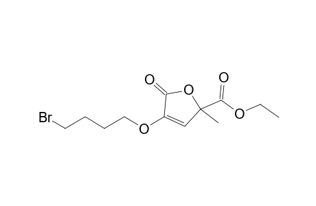 3-(4-Bromobutyloxy)-5-methyl-5-(ethoxycarbonyl)-2(5H)-furanone