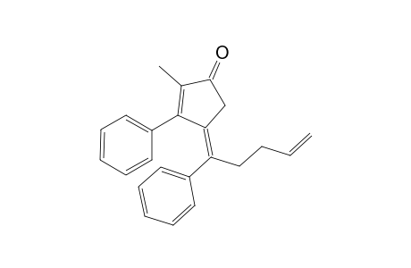 (Z)-2-methyl-3-phenyl-4-(1-phenylpent-4-enylidene)cyclopent-2-enone