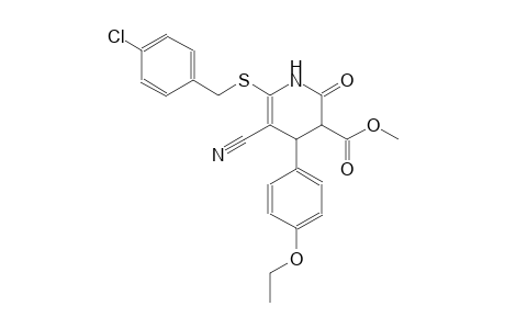 3-pyridinecarboxylic acid, 6-[[(4-chlorophenyl)methyl]thio]-5-cyano-4-(4-ethoxyphenyl)-1,2,3,4-tetrahydro-2-oxo-, methyl ester