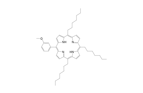 5,10,15-Triheptyl-20-(3-methoxyphenyl)porphyrin