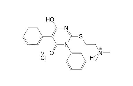 ethanaminium, 2-[(1,6-dihydro-4-hydroxy-6-oxo-1,5-diphenyl-2-pyrimidinyl)thio]-N,N-dimethyl-, chloride