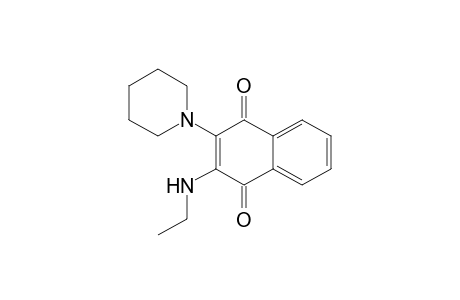 2-Ethylamino-3-piperidino-1,4-naphthoquinone