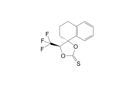 (4'R*,5'R*)-5'-Trifluoromethyl-1,2,3,4-tetrahydronaphthalenespiro-4'-(1',3'-dioxolane)-2'-thione