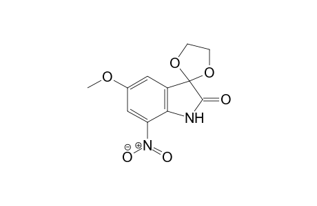5'-methoxy-7'-nitro-spiro[1,3-dioxol-2,3'-indole]-2'(1'H)-one