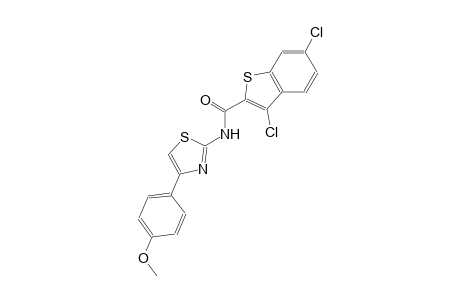 3,6-dichloro-N-[4-(4-methoxyphenyl)-1,3-thiazol-2-yl]-1-benzothiophene-2-carboxamide