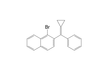 1-Bromo-2-[cyclopropylidene(phenyl)methyl]naphthalene