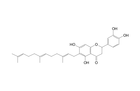 6-Farnesyl-3',4',5,7-tetrahydroxyflavanone