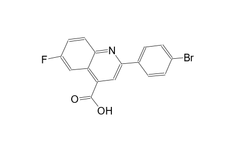 2-(4-bromophenyl)-6-fluoro-4-quinolinecarboxylic acid